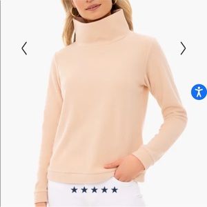 Dudley Stephens Blush Park Slope Turtleneck Sweater